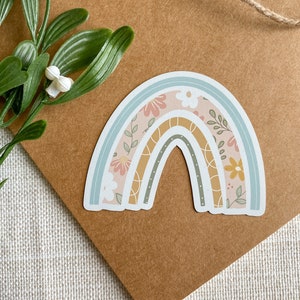 MAGNET Floral Rainbow Magnet | Fridge Magnets, Car Magnet, Gift Ideas, Positive Magnet, Pick Me Up Gifts