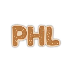 Philly PHL Pretzel Sticker