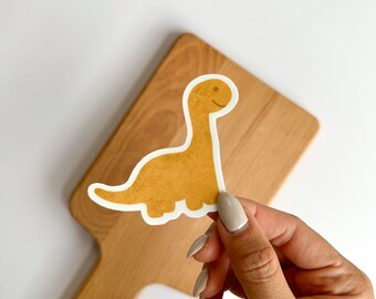 Dino Nugget Sticker | Waterproof Vinyl Foodie Snack