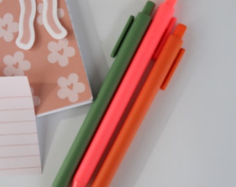 Gel Pens - Sweet Pack - Set of 3 | journaling, stationery, pen set, small gifts, desk accessory