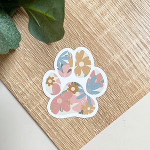 MAGNET Floral Paw | Fridge Magnets, Car Magnet, Gift Ideas, Positive Magnet, Pick Me Up Gifts