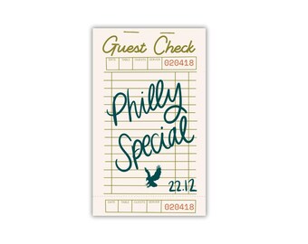 Philly Special Guest Check Sticker