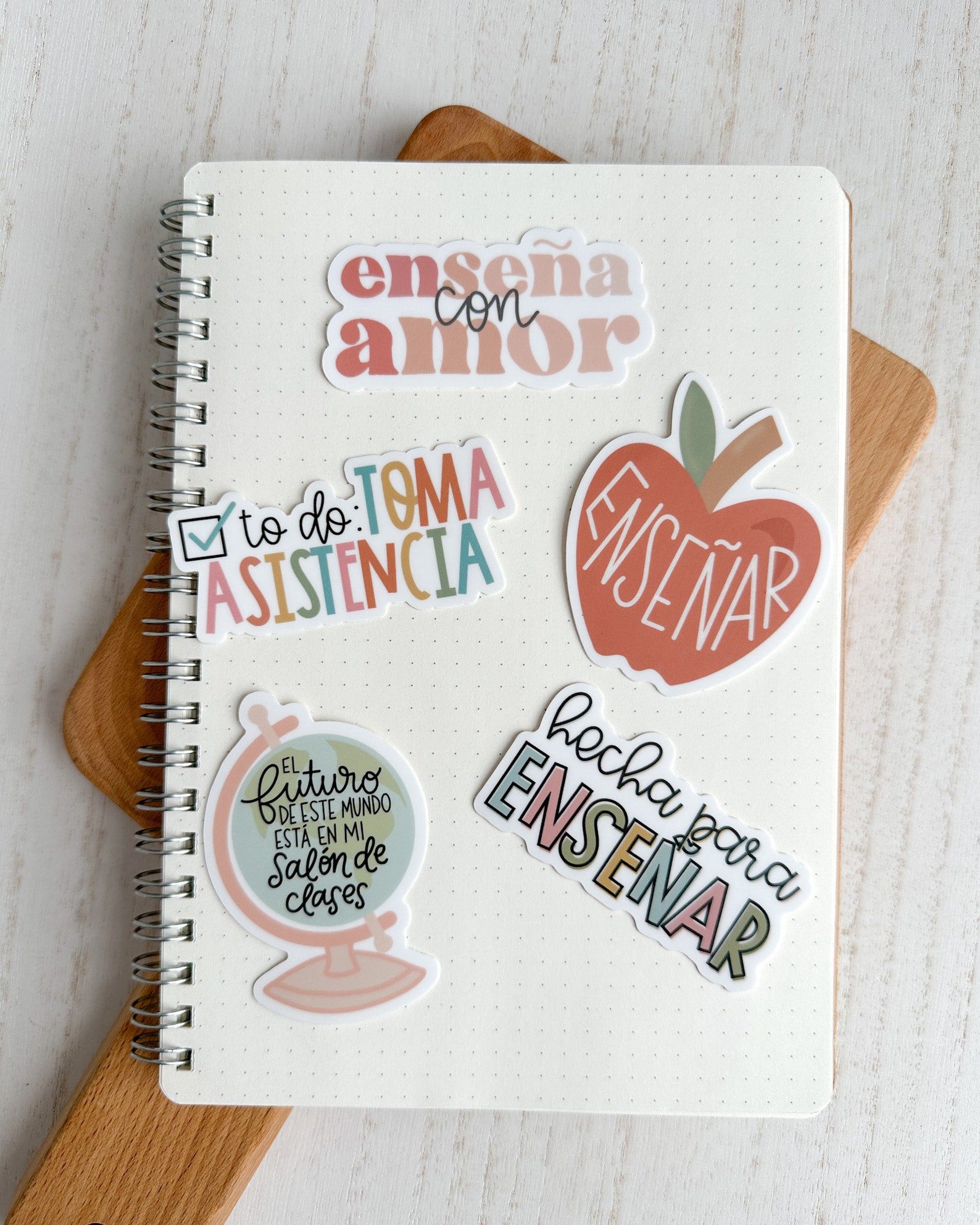 Bilingual Teacher Sticker Pack | Spanish Educator Decals - Etsy