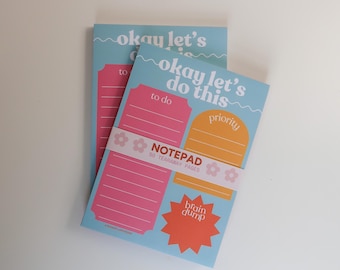 Machen wir diesen Notizblock | to-do liste, Planer 5x7