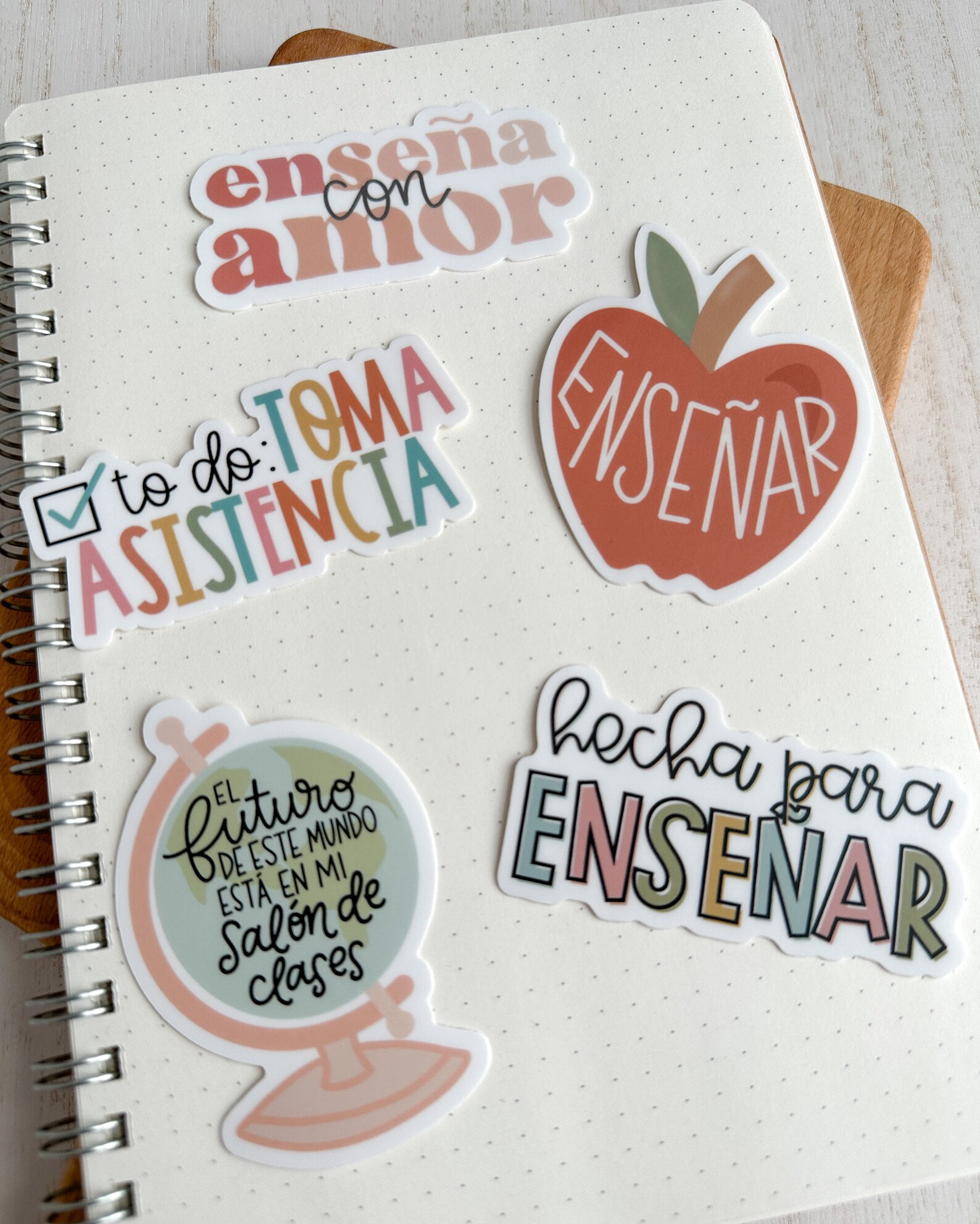 Bilingual Teacher Sticker Pack | Spanish Educator Decals - Etsy