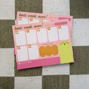 Rainbow Weekly Planner Notepad | Week Ever (8.5x11")