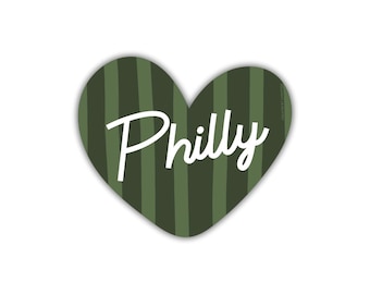 Philly Heart Sticker