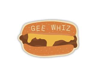 Gee Whiz Cheesesteak Sticker