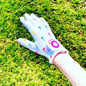 Quiet Golf Palm Tree. Golf Gift For Woman. Ladies Golf Glove. Quiet Golf. Female golf. Girl’s Golf Glove. Girl Golf