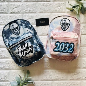 Bad Bunny Backpack | Bad Bunny Mini Backpack | El Conejo Malo Mini Bookbag | Perfect Bad Bunny Gift | Bad Bunny World’s Hottest Tour