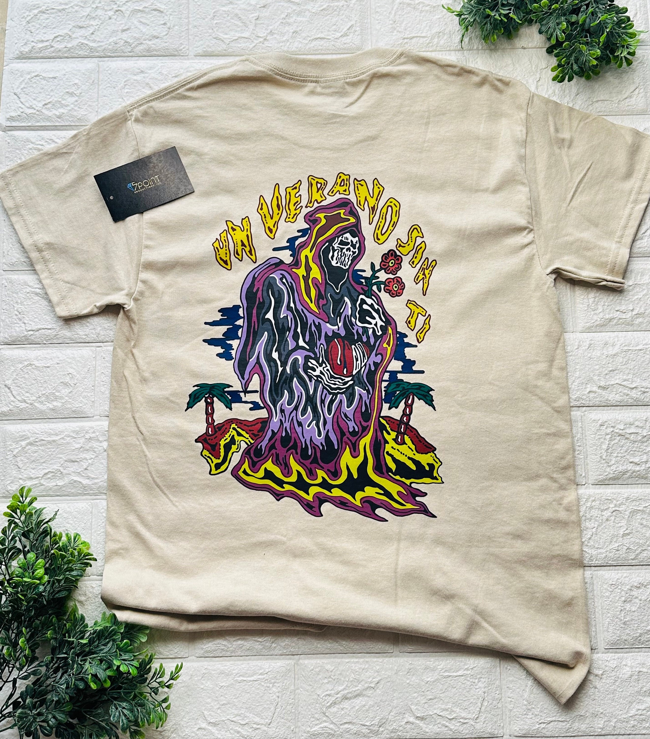 Bad Bunny X WL Un Verano Sin Ti T-shirt | YHLQMDLG | World's