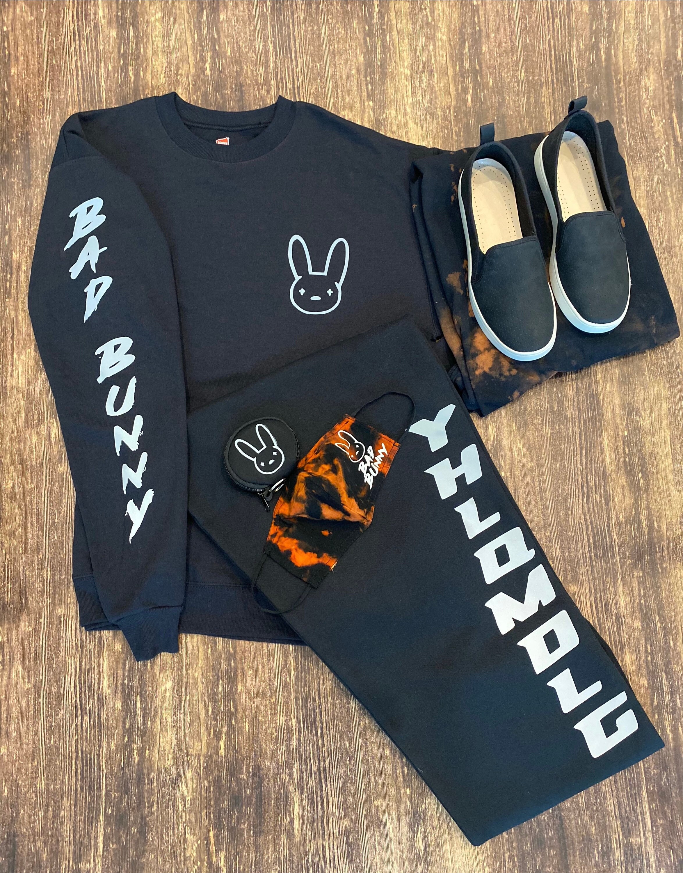 Bad Bunny Reflective Sweatshirts Sweatpants and T-Shirts | Etsy