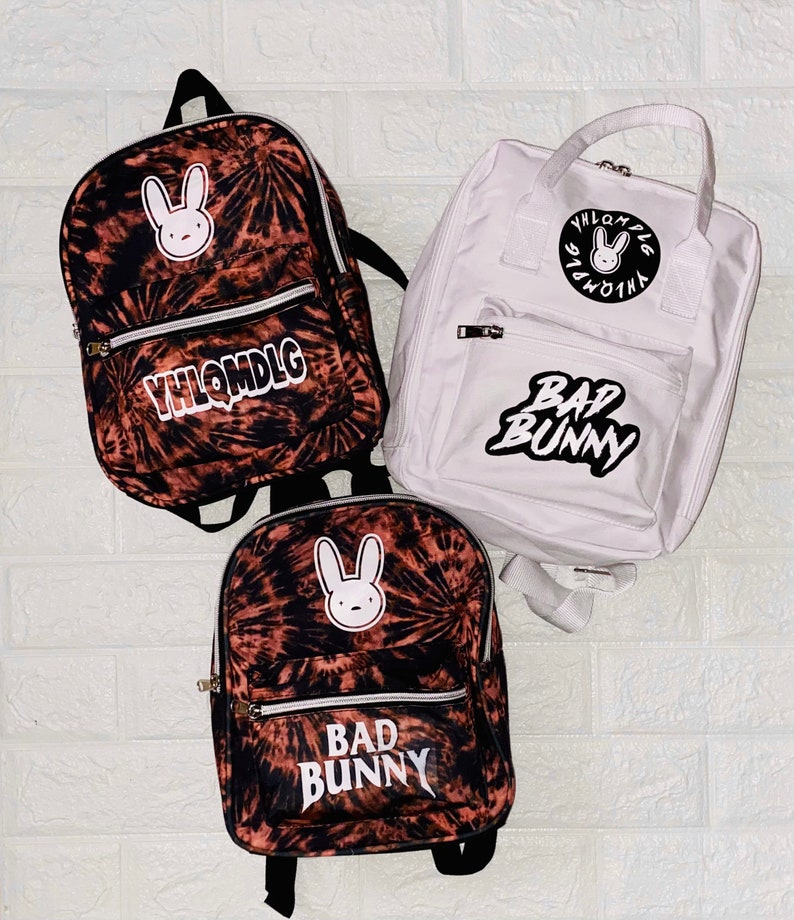 Bad Bunny Mini Backpack | Bad Bunny Mini Backpack | Bad Bunny Mini Bookbag | EUTDM | El Conejo Malo Gift | EUTDM | World’s Hottest Tour 