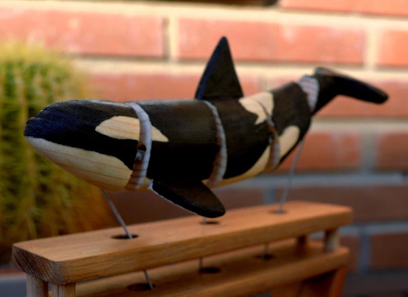 Automaton Orca 2.0 - Handmade Wooden Sculpture - Etsy