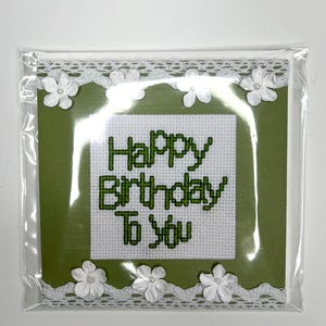 Carte faite main de joyeux anniversaire