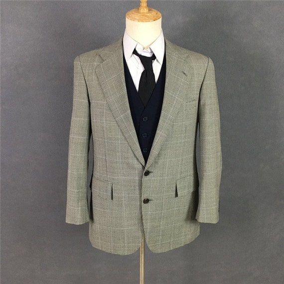 Houndstooth Ralph Lauren Vintage Suit Blazer Jacke