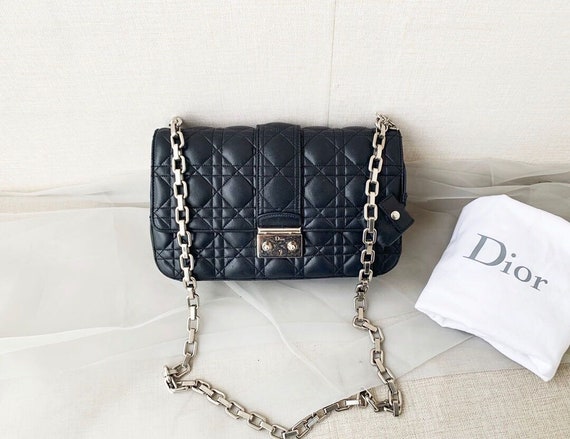 Black Dior Flap Bag