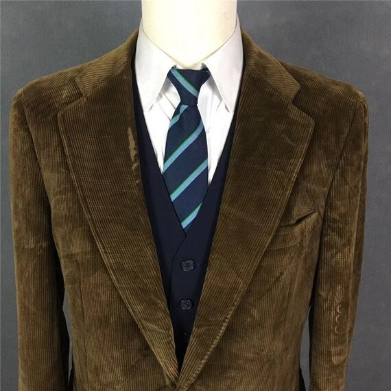 Vintage Brown Brooks Brothers Corduroy Suit Blazer