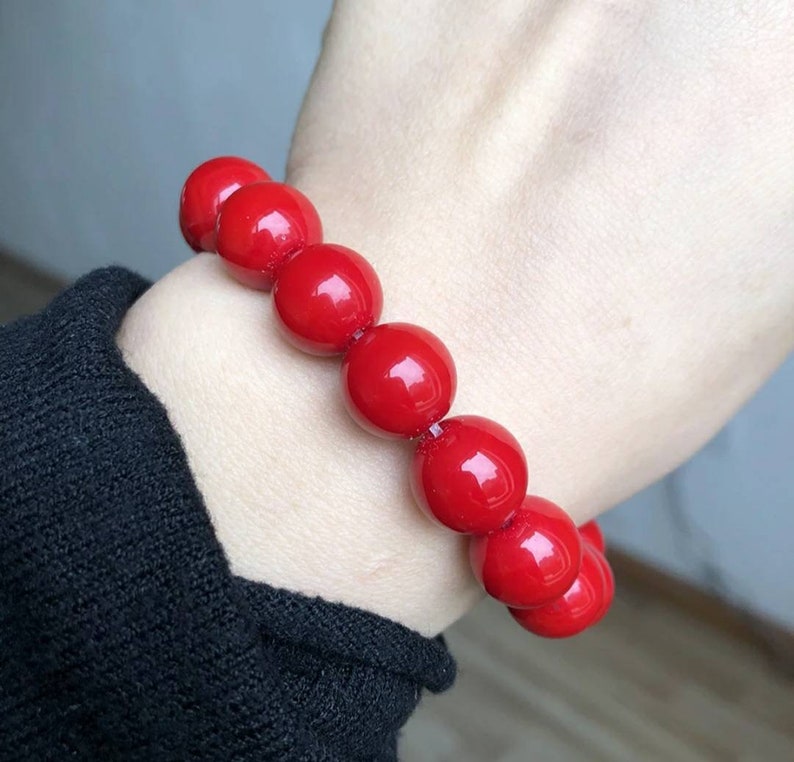 Bracelet for Men Gift for Women 8mm and 10mm Grade AAA Natural Smooth Mashan Jade Gemstone Beaded Bracelet Gift for Husband.