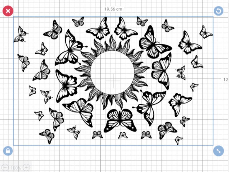 Free Free 105 Butterfly Free Starbucks Cup Wrap Svg SVG PNG EPS DXF File