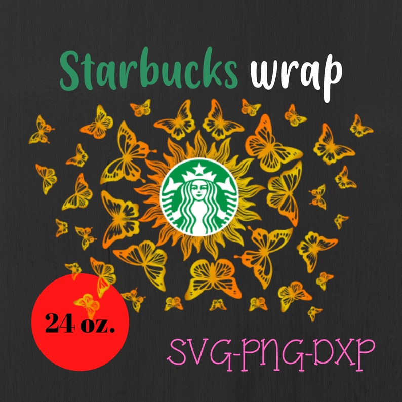 Free Free 289 Butterfly Starbucks Wrap Svg SVG PNG EPS DXF File