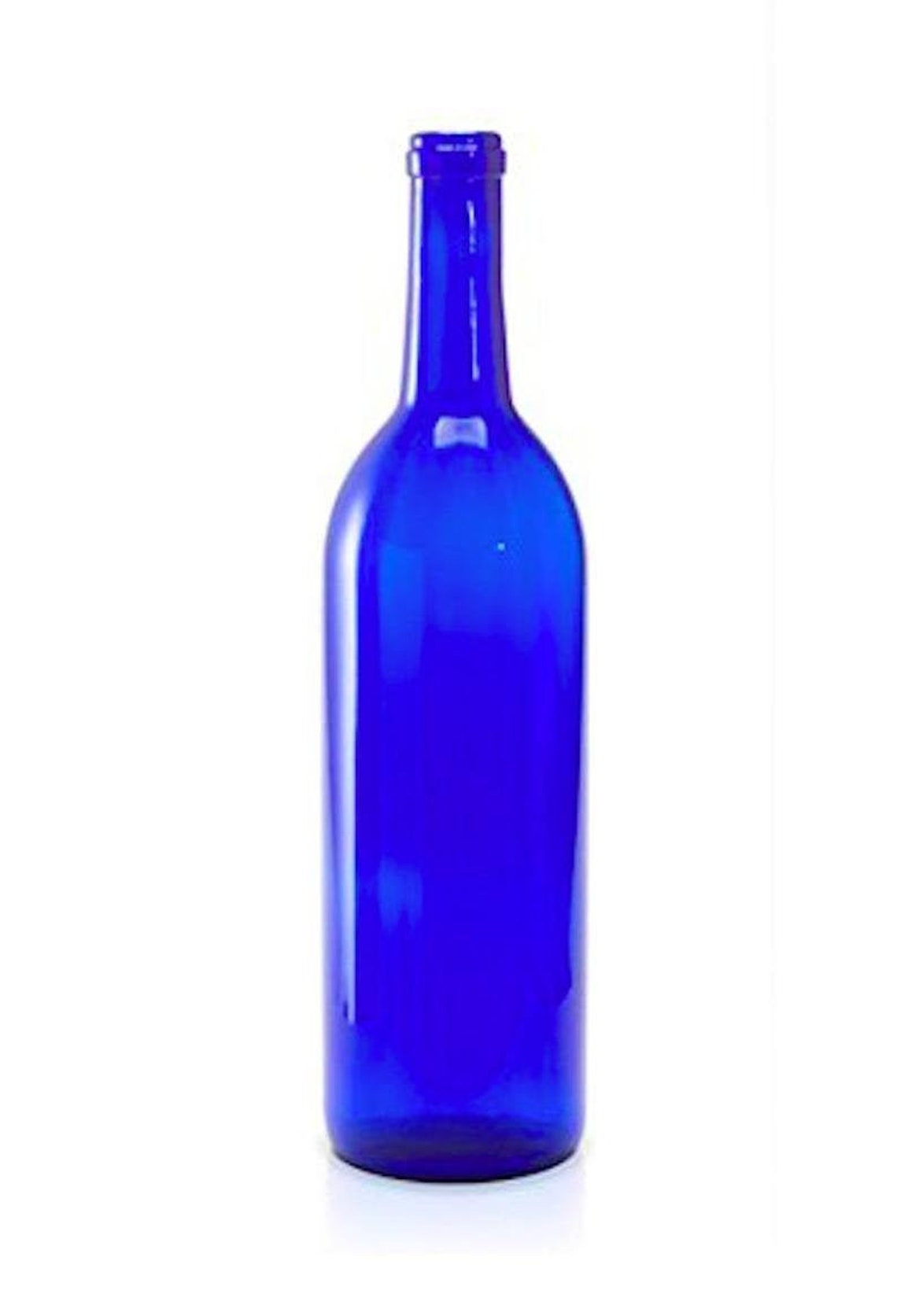 Blue Water Bottle, Reusable, blue Solar Water 750ml, Chakra Symbols