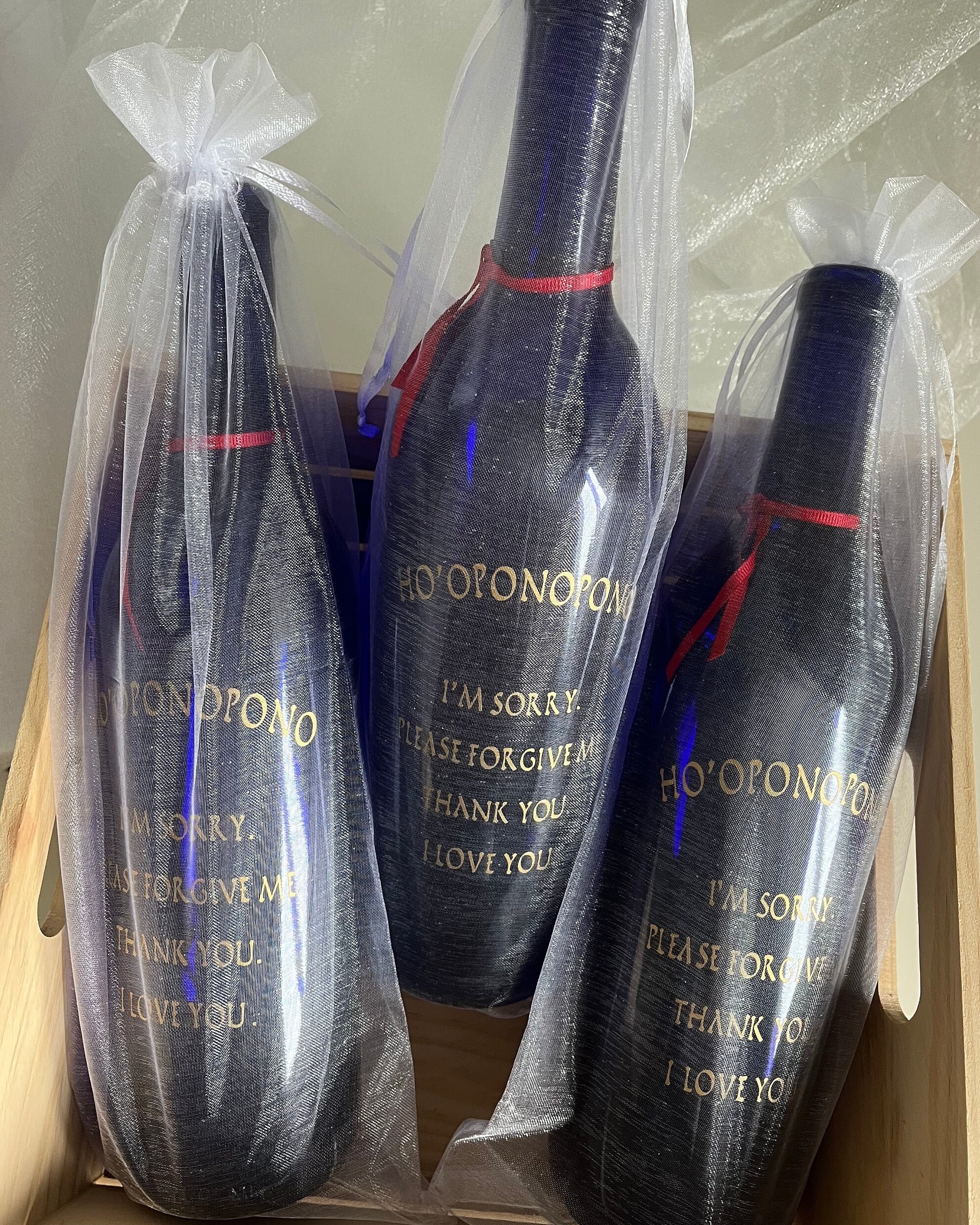 Blue Solar Water Bottle Reusable 750ml Ho'ponopono Etsy