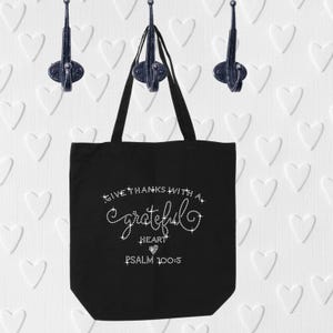 Faith Tote Bag, Bible Verse Tote, Christian Canvas Gift, Inspirational Tote Bag, Religious Gift, Church Tote, Scripture Gift, Gift for Her