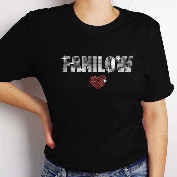 Fanilow Rhinestone Concert Shirt, Bedazzled Manilow Outfit
