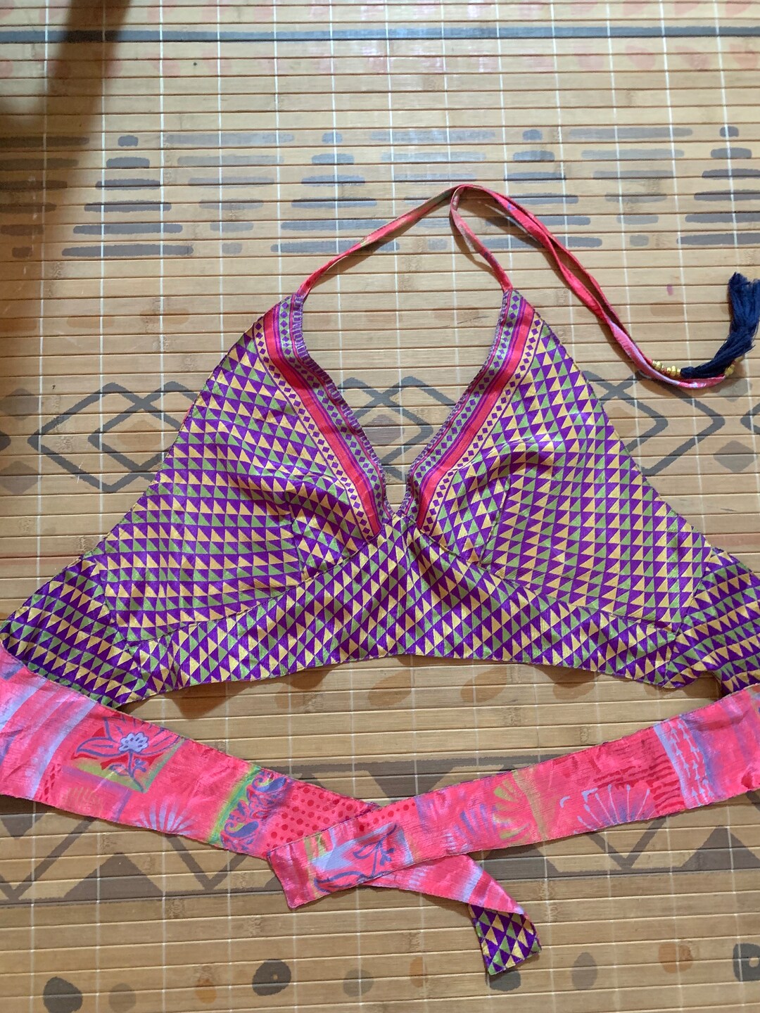 Upcycled Silk Crop Top