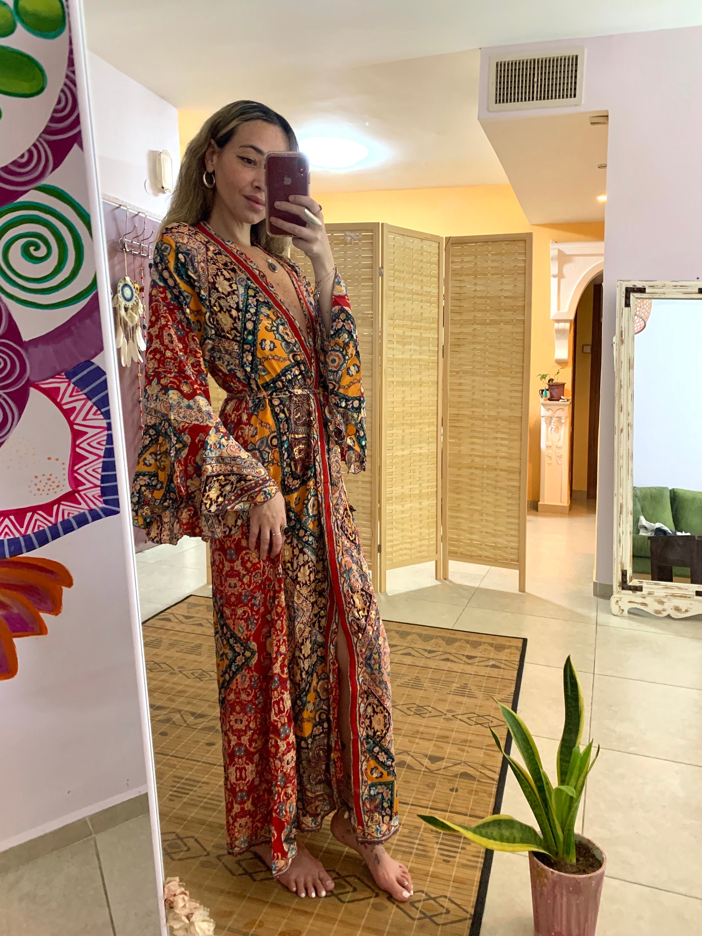 Maxi dress duster Etsy Mexico