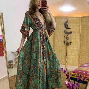green emerald velvet dress 1969 Gypsy Rose Lee Custom Couture Ivory Lace & Pink Silk Victorian Go