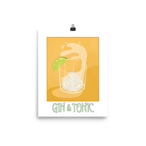 Gin & Tonic Poster