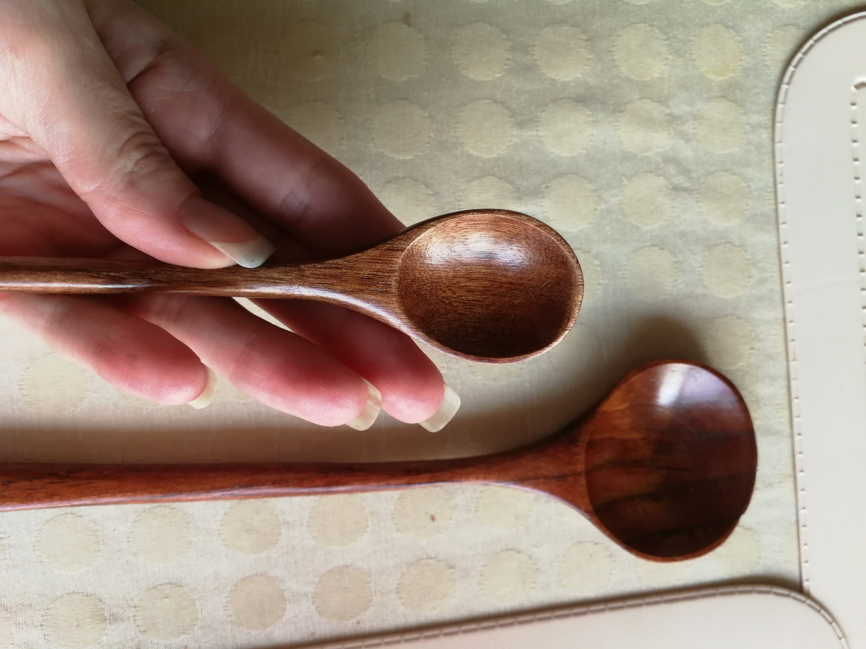 1pc Long Spoons Wooden Korean Style 10.9 inches 100 Natural Etsy
