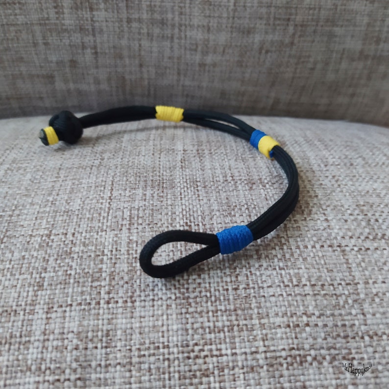 Ukrainian Paracord Bracelet Ukraine Flag by Mr Happyknot Etsy