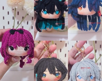 Crochet Keychain Honkai Star Rail Character Kafka, Blade, Dan Heng IL, Aglaea, Phainon