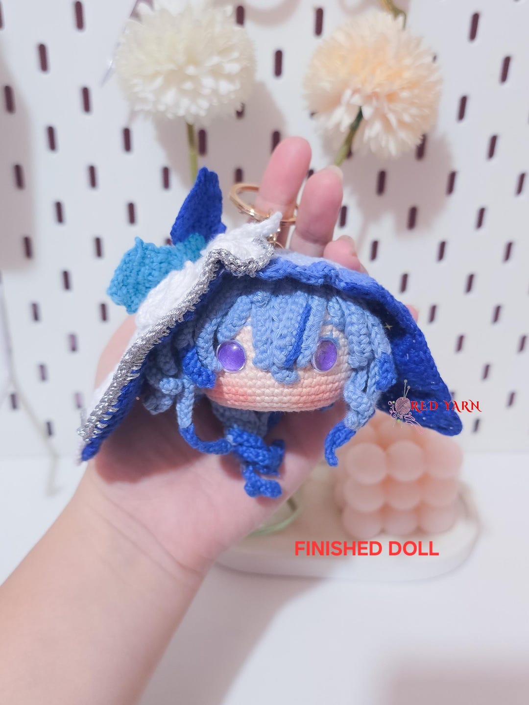 Shorekeeper Keychain Amigurumi Keychain the Shorekeeper Wutheringwaves Inspired – the ...