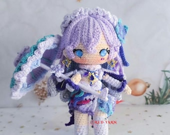 Cantarella Crochet Doll, Handmade Crochet Plush, Fan Art Wuthering Waves Inspired Character