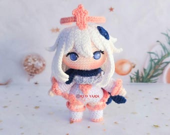 Paimon Amigurumi Doll, Genshin Impact Inspired Crochet Plush