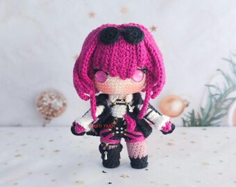 Kafka Amigurumi Doll, Honkai Star Rail Inspired Crochet Plush