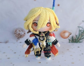 Kaveh Amigurumi Doll, Fan Made Genshin Impact Inspired Crochet Plush, Handmade Collectible