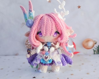 Cyrene Crochet Doll, Honkai Star Rail Inspired Plush