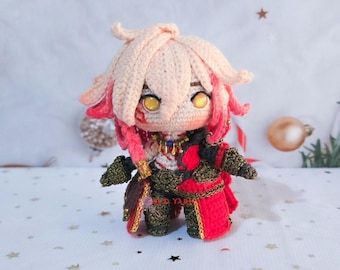 Mydei Amigurumi Doll, Honkai Star Rail Inspired Crochet Plush