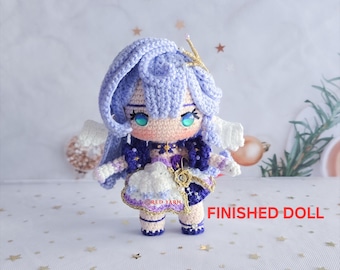 Muñeco amigurumi Robin, inspirado en Honkai Star Rail, peluche de ganchillo hecho a mano