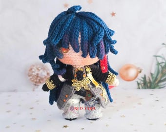 Blade Amigurumi Crochet Doll, Honkai Star Rail Plush