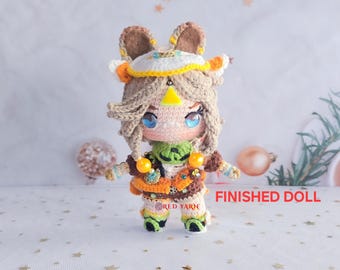 Kachina Amigurumi Doll, Genshin Impact Inspired Crochet Plush