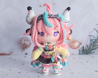 Varesa Amigurumi Doll, Genshin Impact Inspired Crochet Plush
