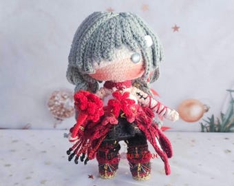 Phrolova Crochet Doll, Handmade Crochet Plush, Fan Art Wuthering Waves Inspired Character