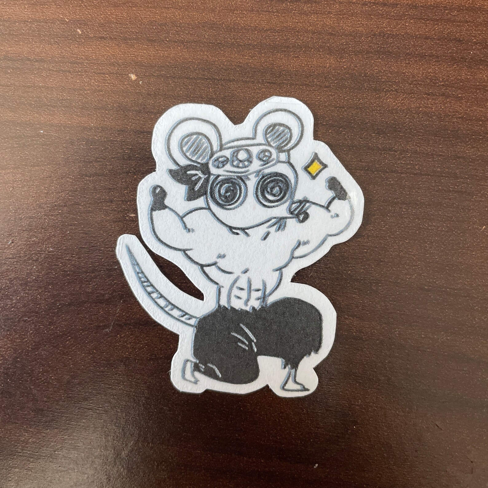 Buff Mice Stickers Etsy