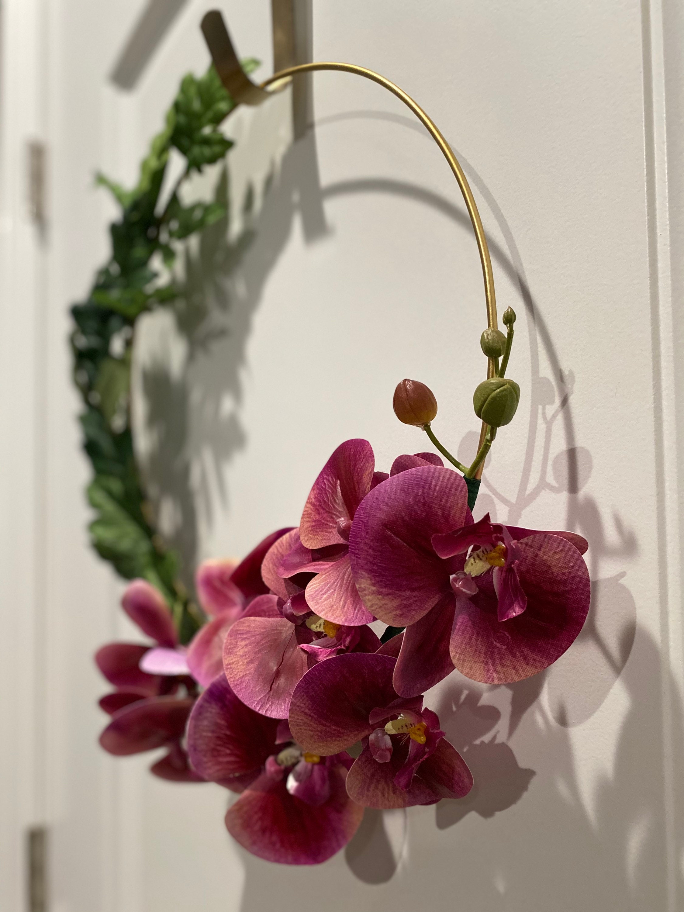 Orchid wreath  etsy